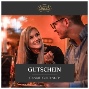 Candlelight Dinner Gutschein für 2 Personen