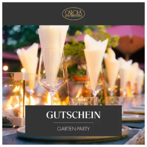 Gartenparty Gutschein