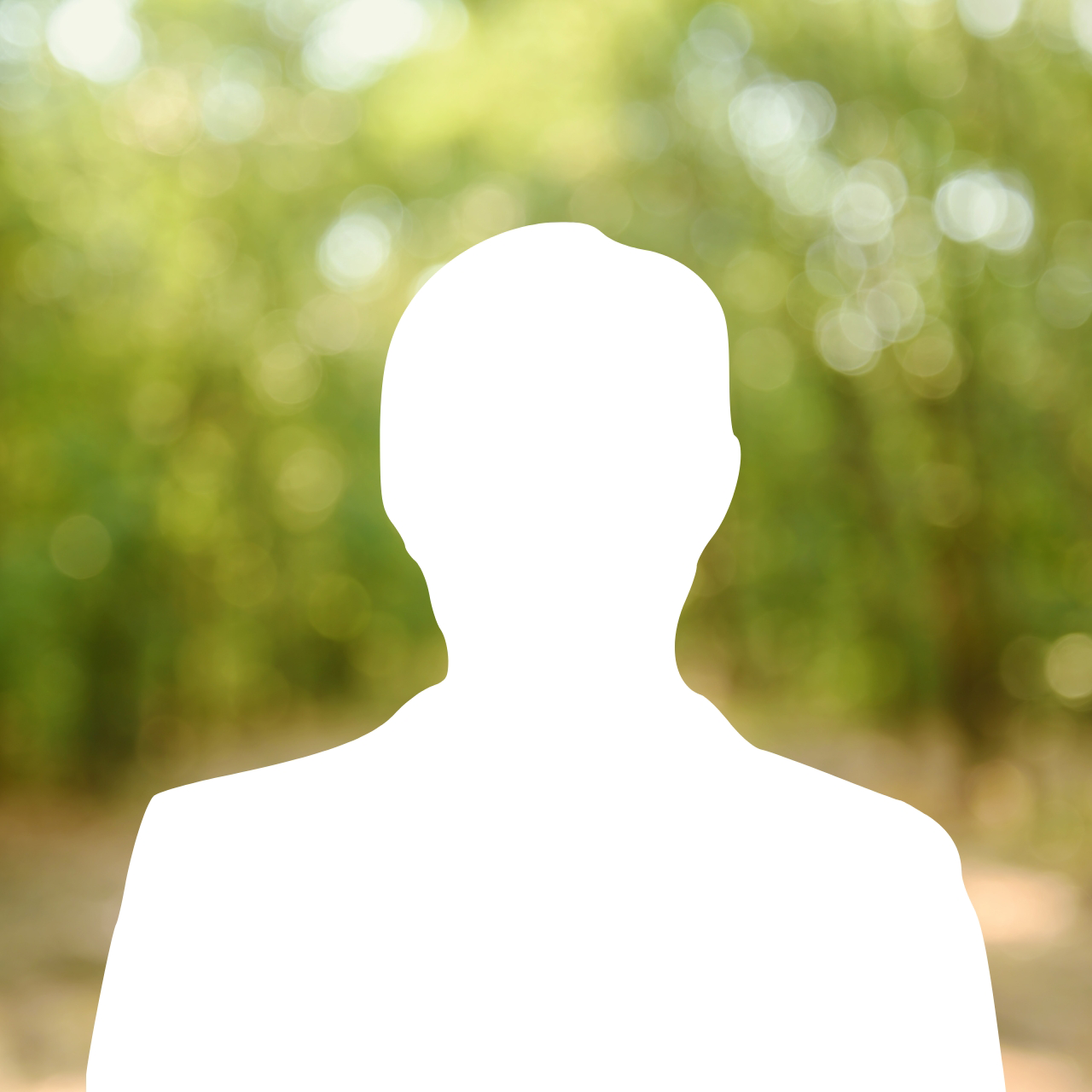 Silhouette eines Mitarbeiters